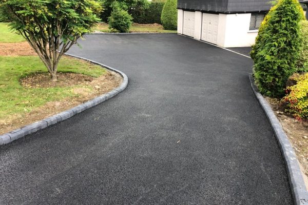 Asphalt driveway installation in Forestdale