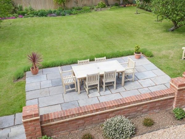 Installing a new patio in Westerham, Kent